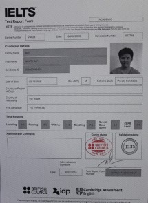 Bùi Nhật Huy - 8.0 IELTS