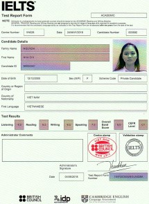 Nguyễn Nhã Chi IELTS 8.0